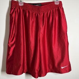 Vintage Nike Basketball Shorts Mens Size Medium Uncompromising Excellence Red